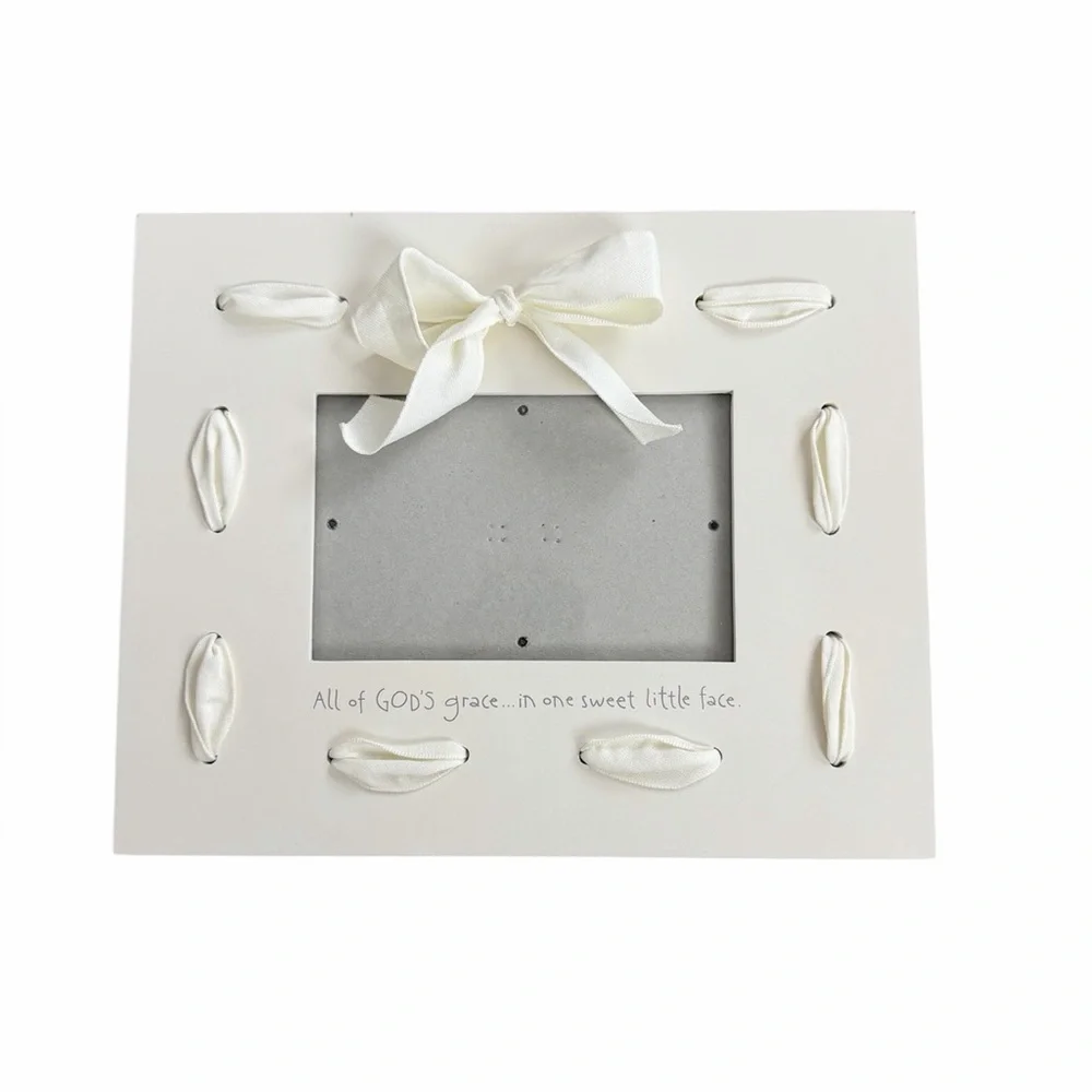 Hallmark All God’s Grace…In One Sweet Little Face Picture Frame With Ribbons